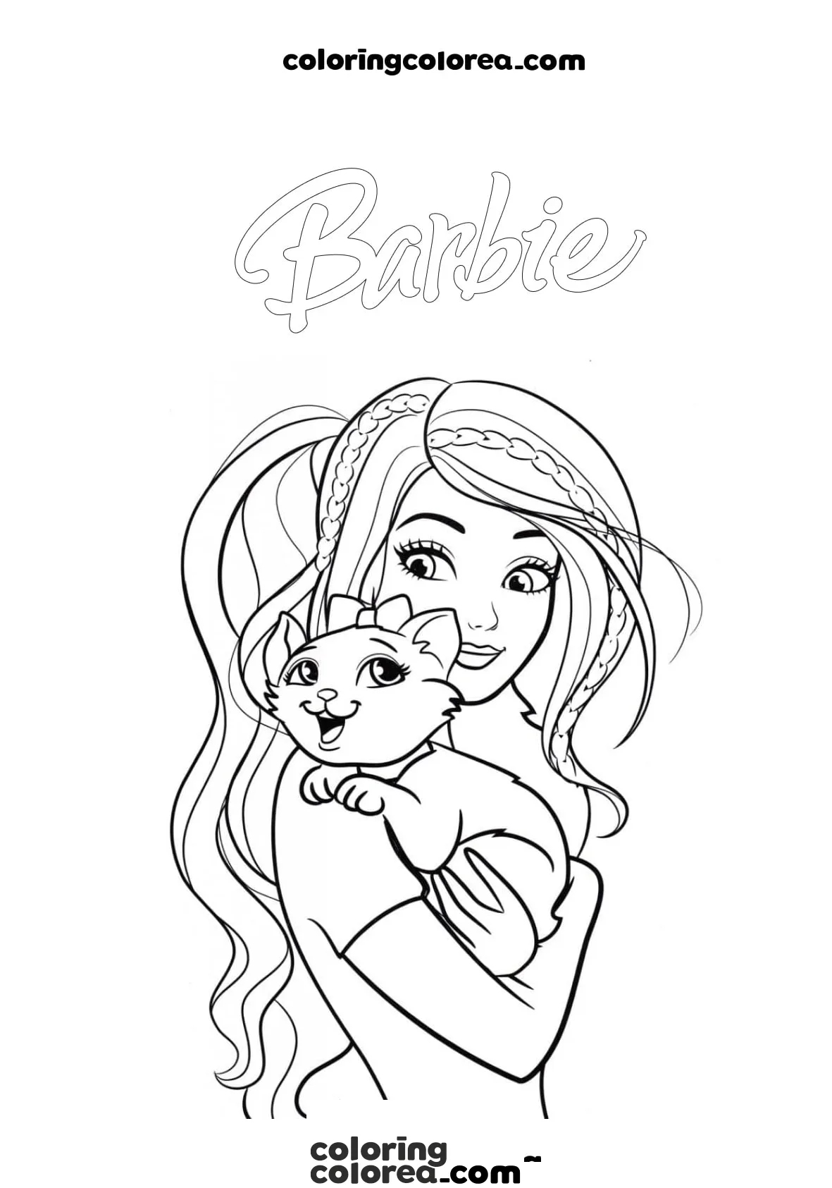 Barbie y su gatita