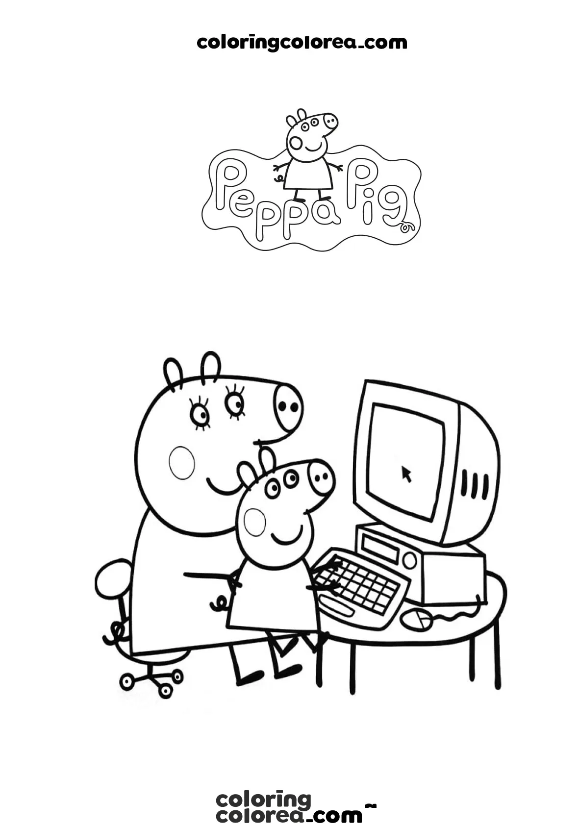 Peppa and Mama Pig