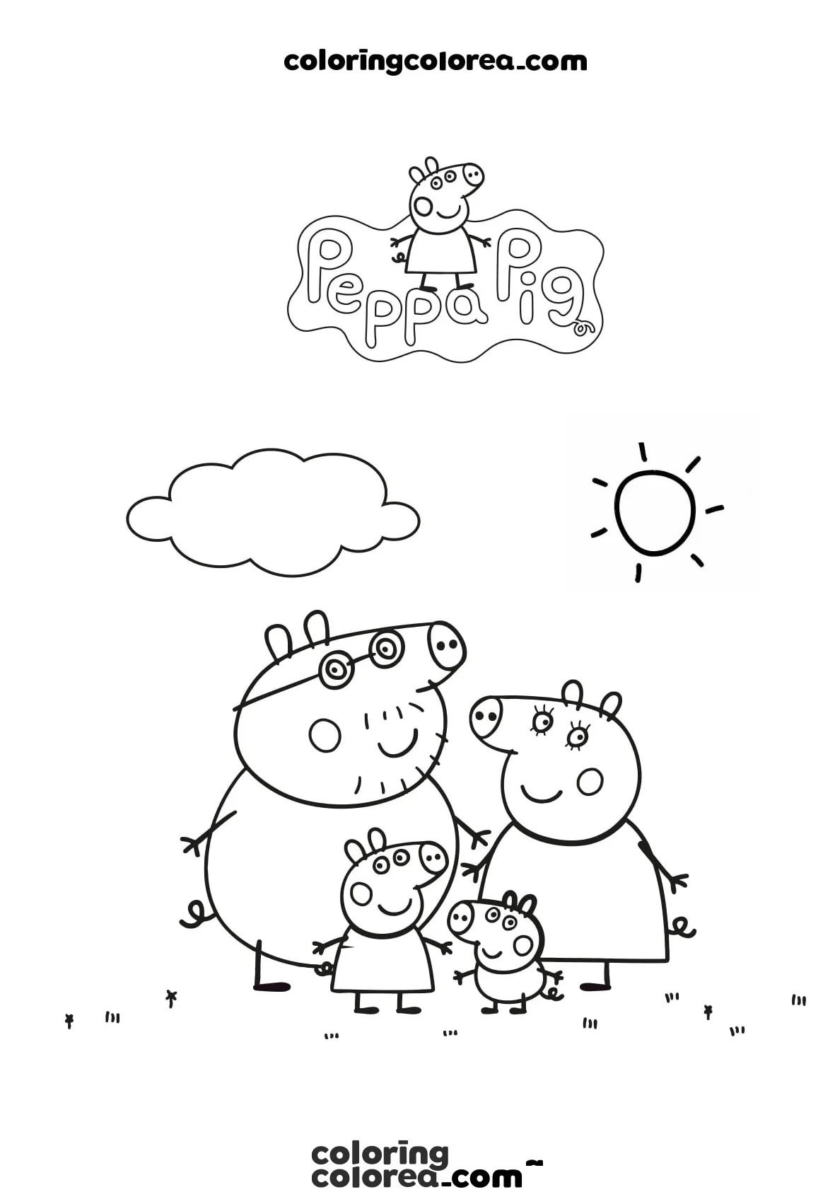 Peppa Pig’s family