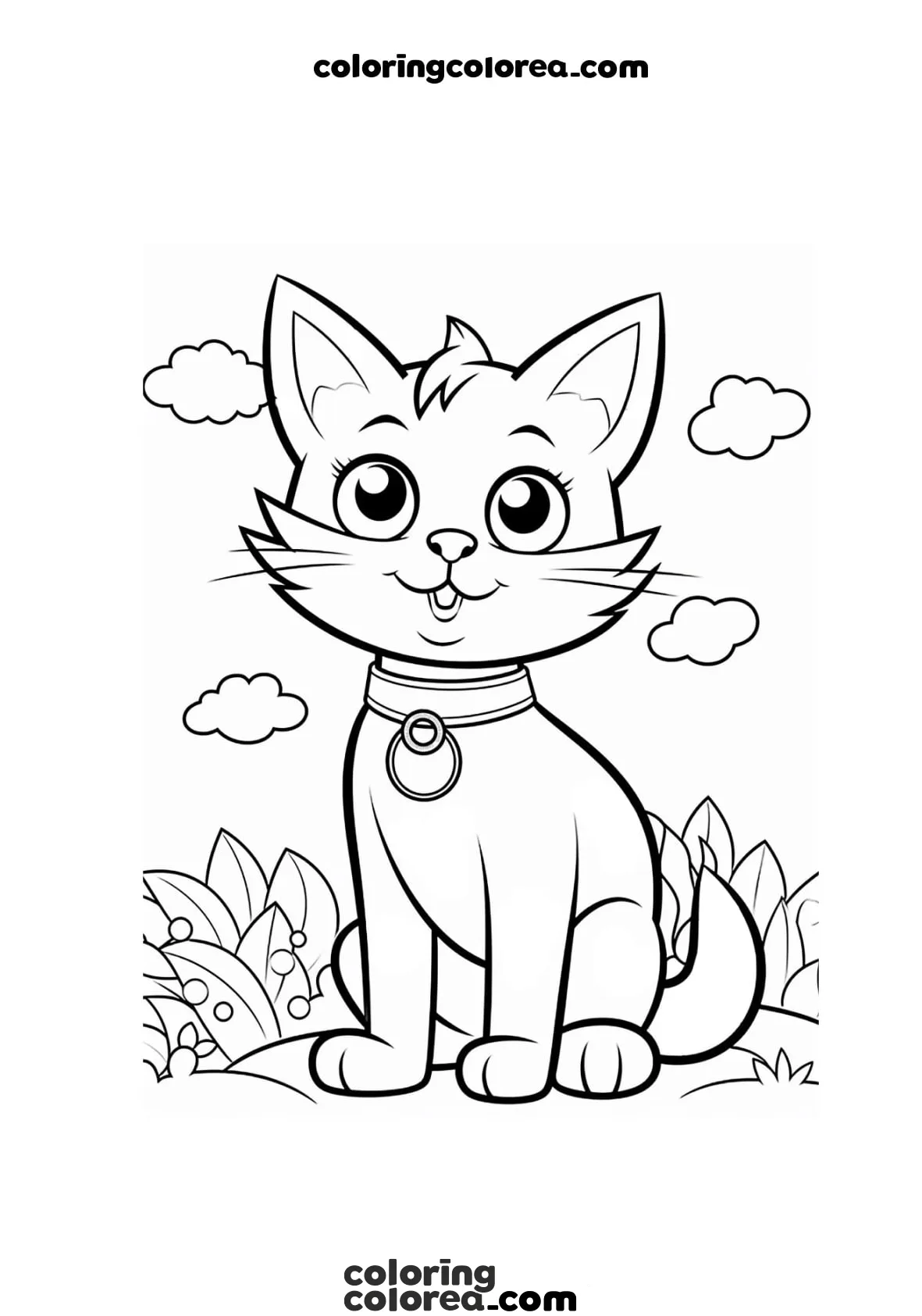 Kawaii-style cat
