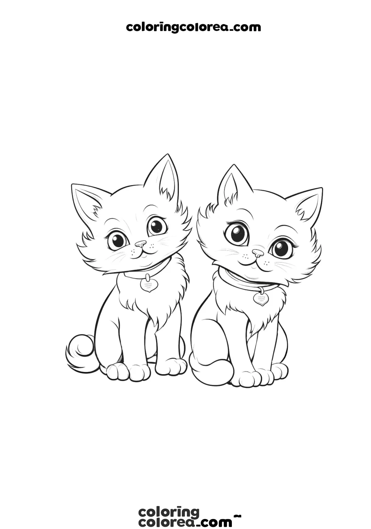 Two kawaii kitten brothers