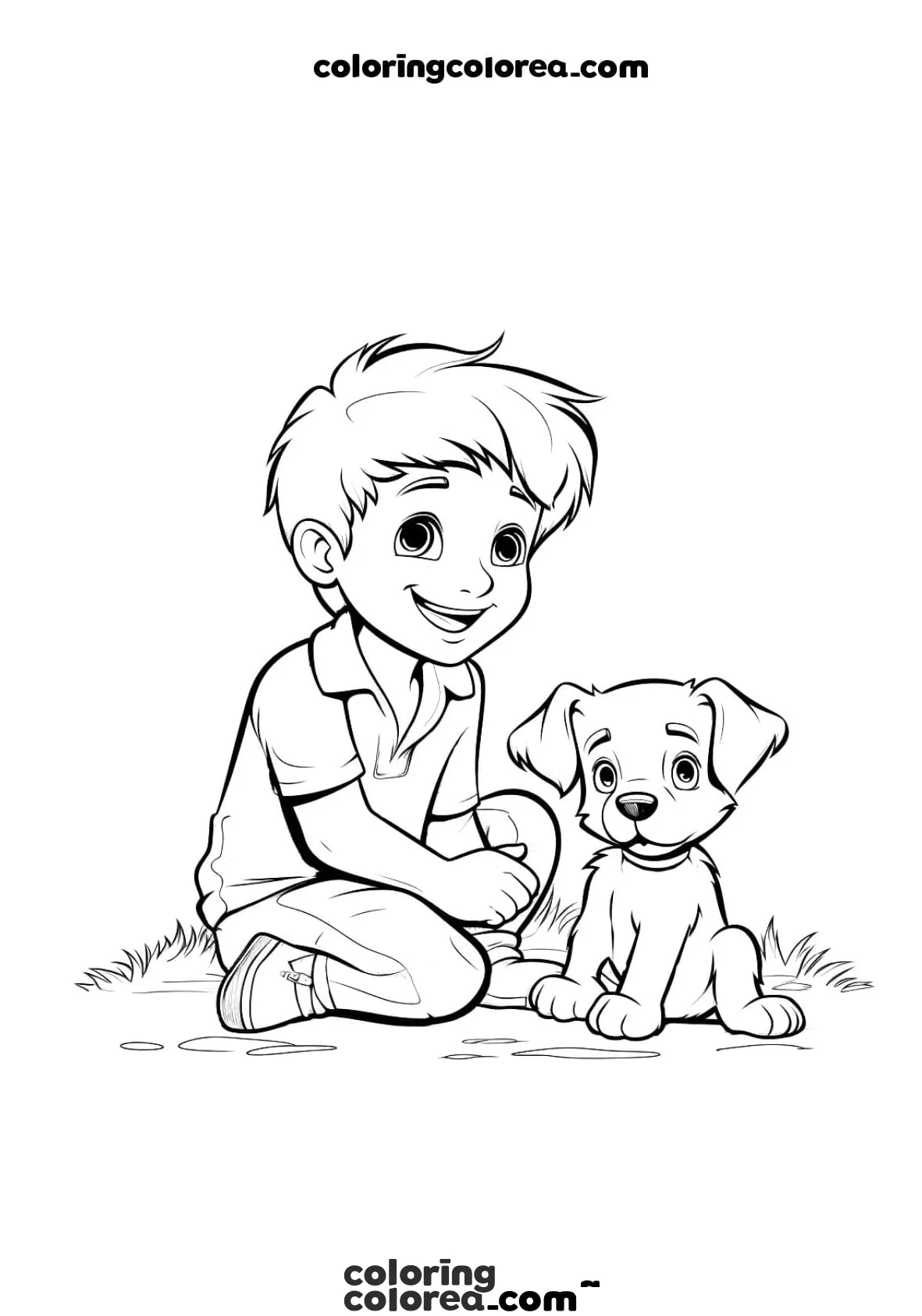 un niño y su perro serán siempre los mejores amigos