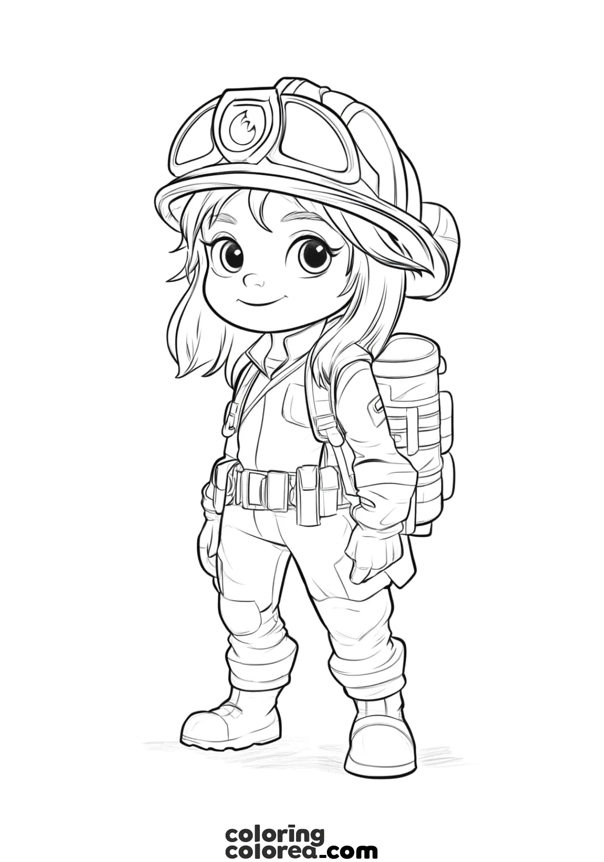 De mayor quiero ser mujer bombero