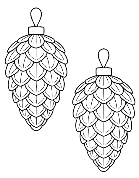 Pineapple-shaped Christmas decorations to hang on the Christmas tree. Easy crafts.